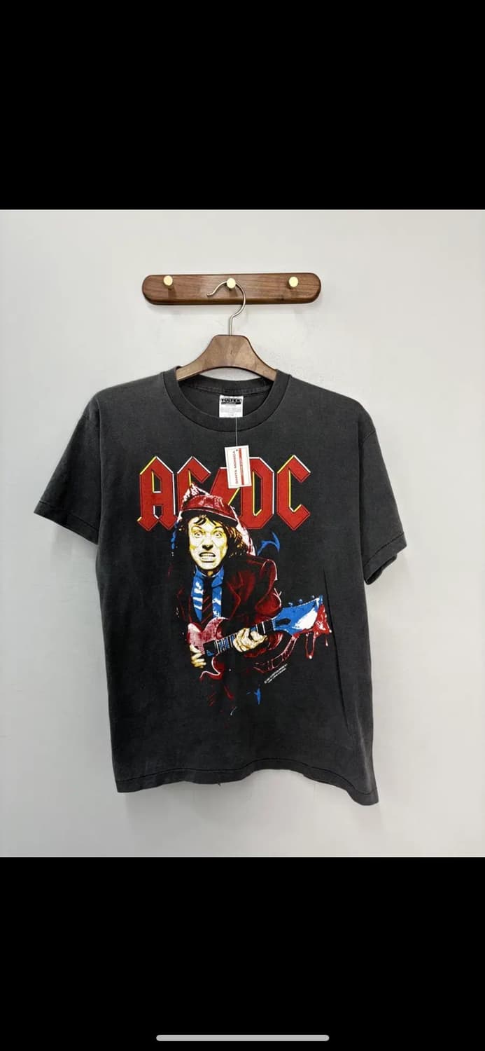 AC/DC 오리지날 96년 월드투어 하프티셔츠 H2404 상품이미지2