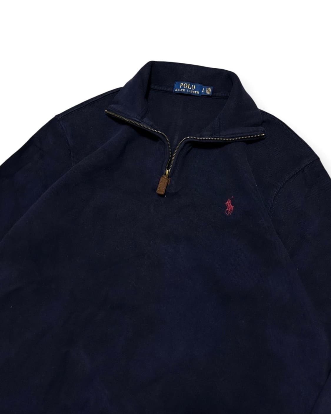 폴로 랄프로렌 네이비 반집업 니트 상품이미지2