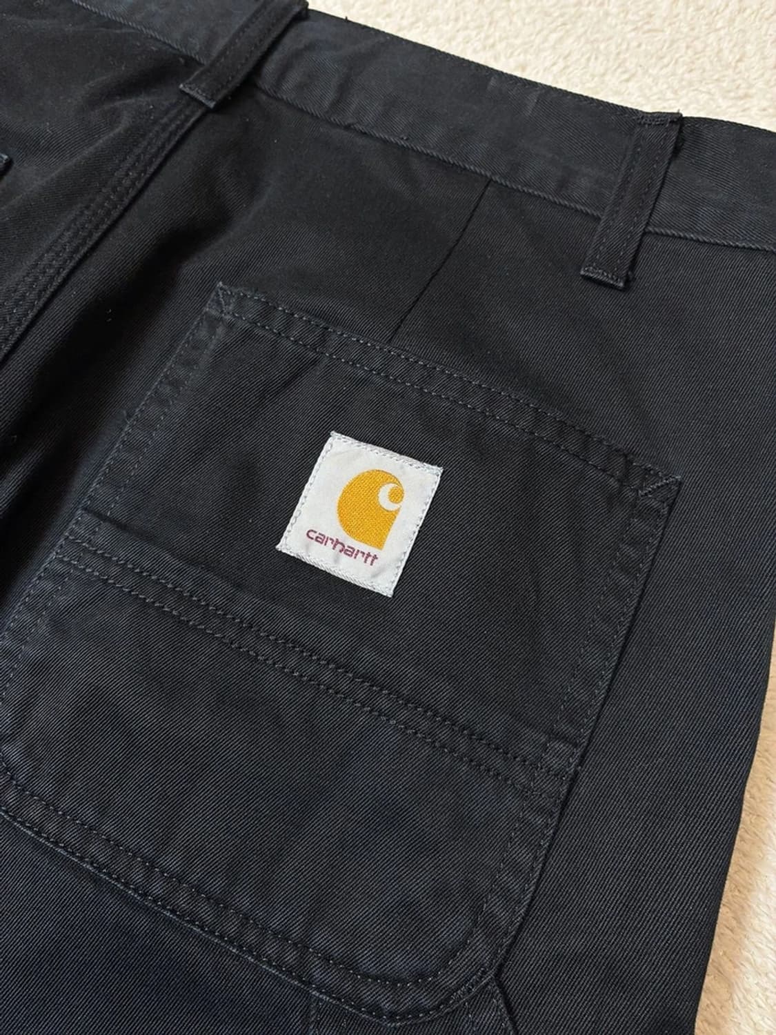 칼하트 WIP 싱글 니 카펜터 스트레이트 팬츠 PN7895 상품이미지3