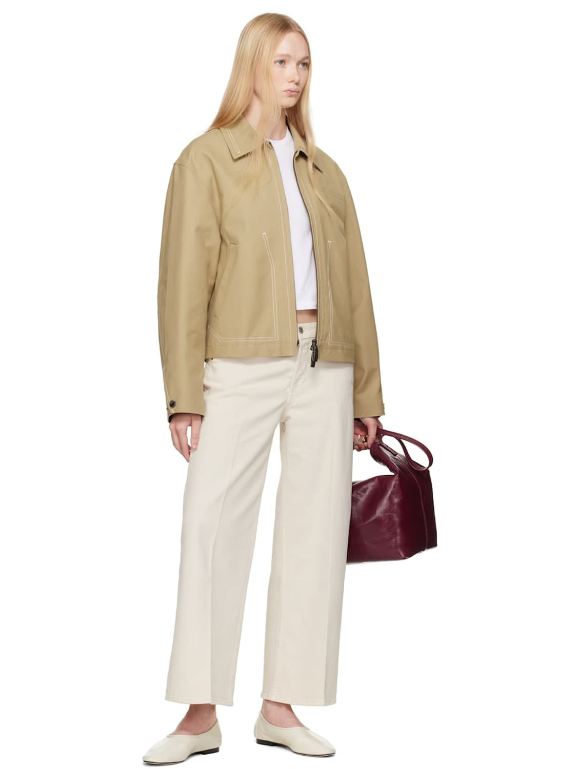 바이파 플랫슈즈 프루던스 발레BY FAR PRUDENCE LIMEWASH 상품이미지9