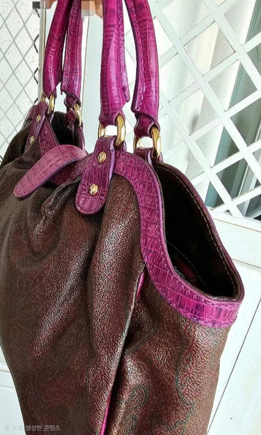 에트로 양가죽  토트백 상품이미지2