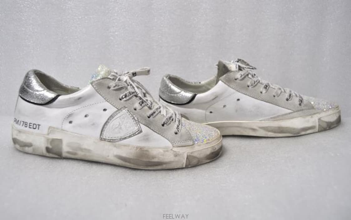 필립모델/여성글리터혼방스니커즈(사이즈230) 상품이미지3