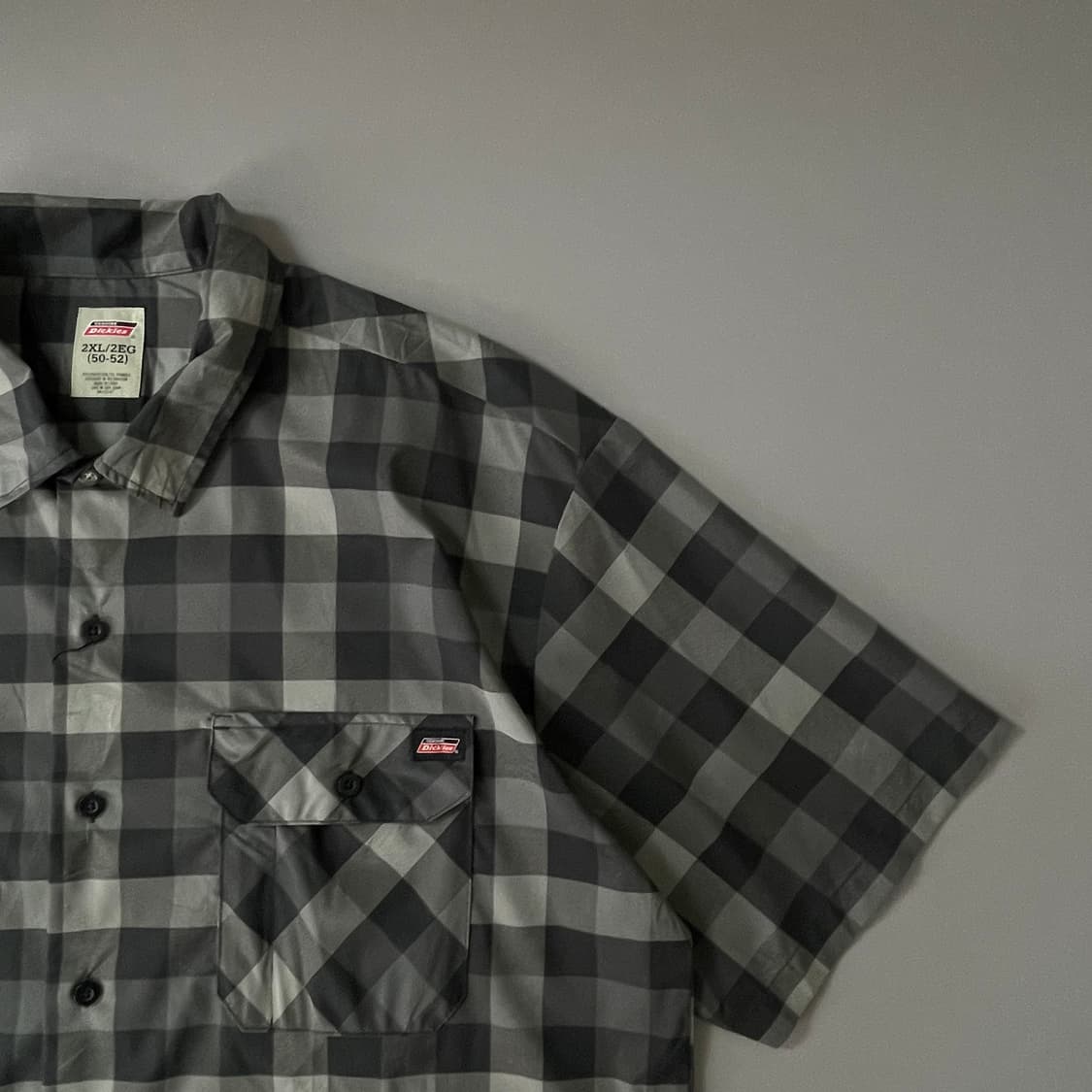 디키즈 체크 반팔셔츠 2XL 상품이미지3