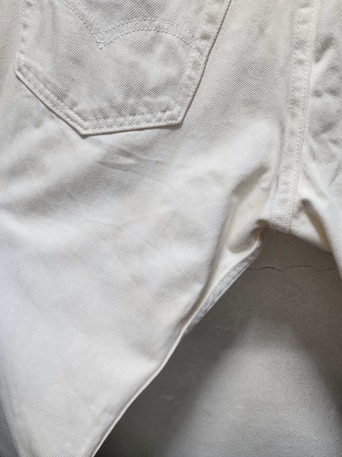 리바이스 514 화이트 데님 팬츠 상품이미지5