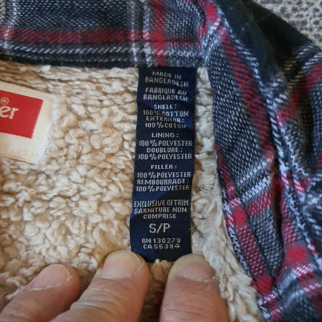 랭글러 쉐르파 안감 플란넬 셔츠 no.3 상품이미지5