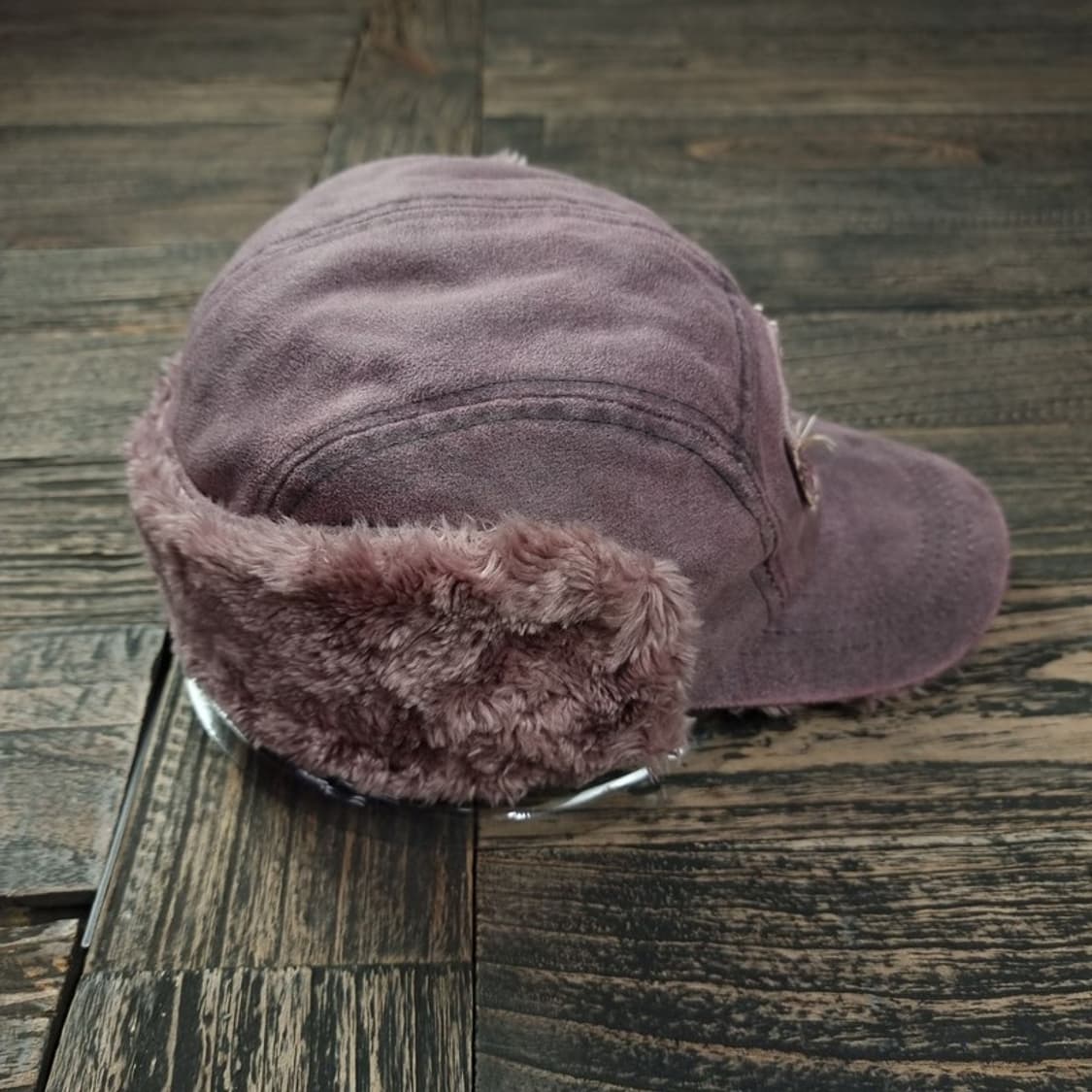 [본더치] 빅로고 Y2K 빈티지 스웨드 트루퍼 캡 M16387  상품이미지5