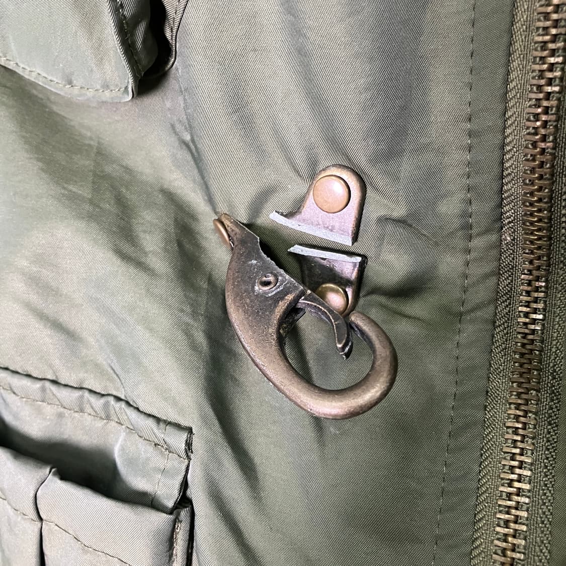 vtg 펑크 y2k 카키 야상 상품이미지6