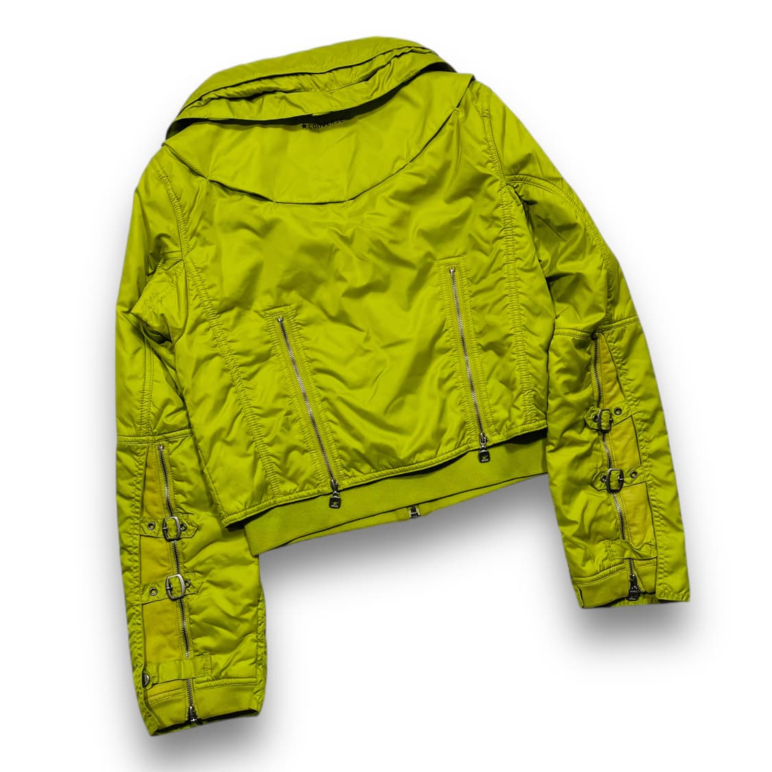 컨버스 y2k 하이틴 본디지 크롭 패디드 자켓 상품이미지4