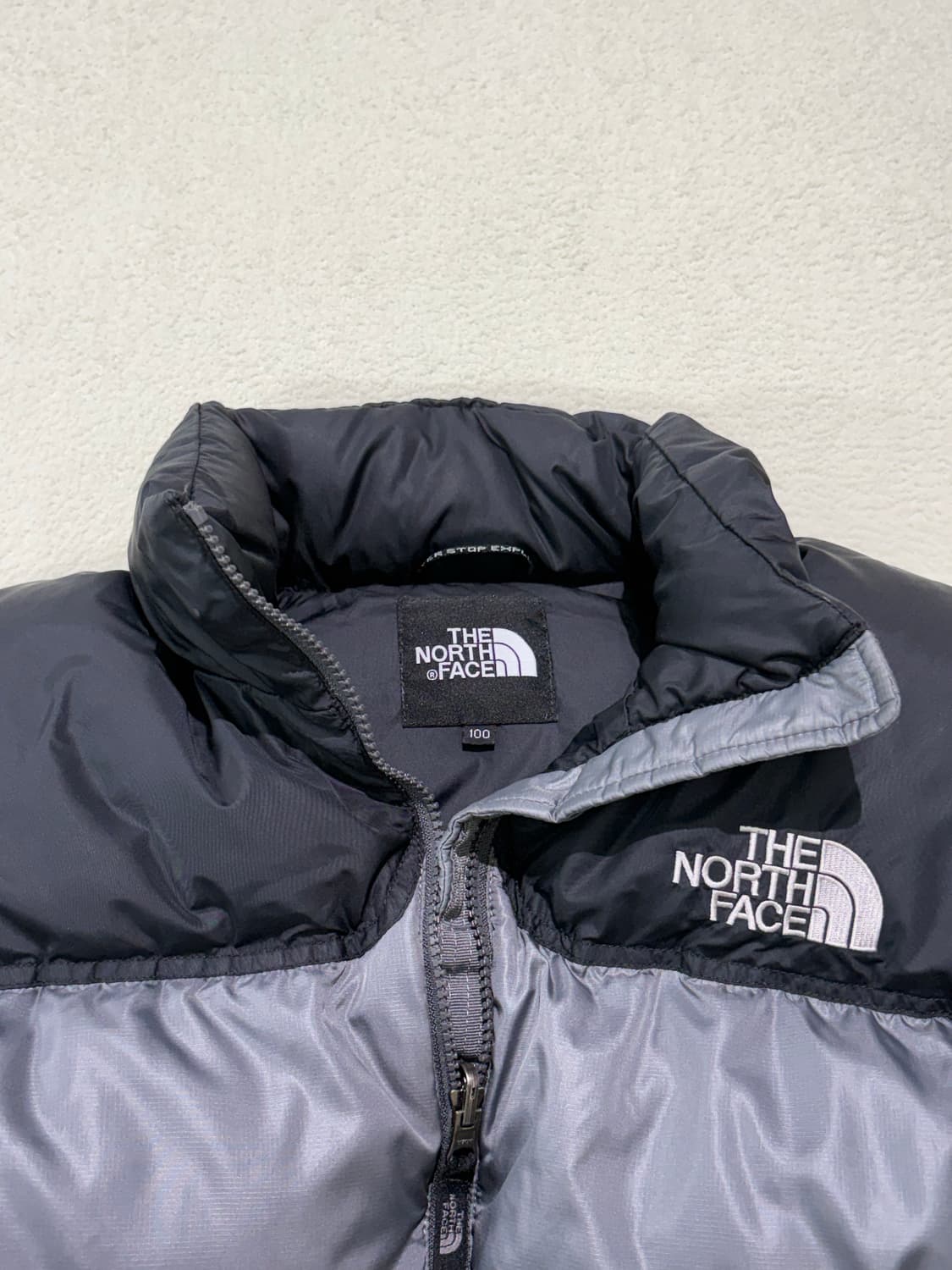 노스페이스 700 눕시 패딩 그레이 100-105 상품이미지2