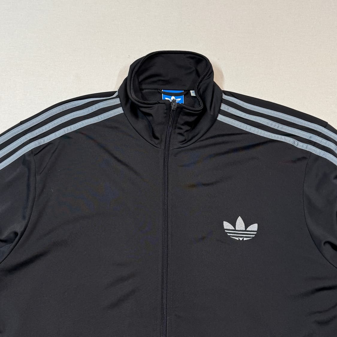 XL) 아디다스 파이어버드 져지 트랙탑 집업 블랙 그레이 W18 상품이미지3