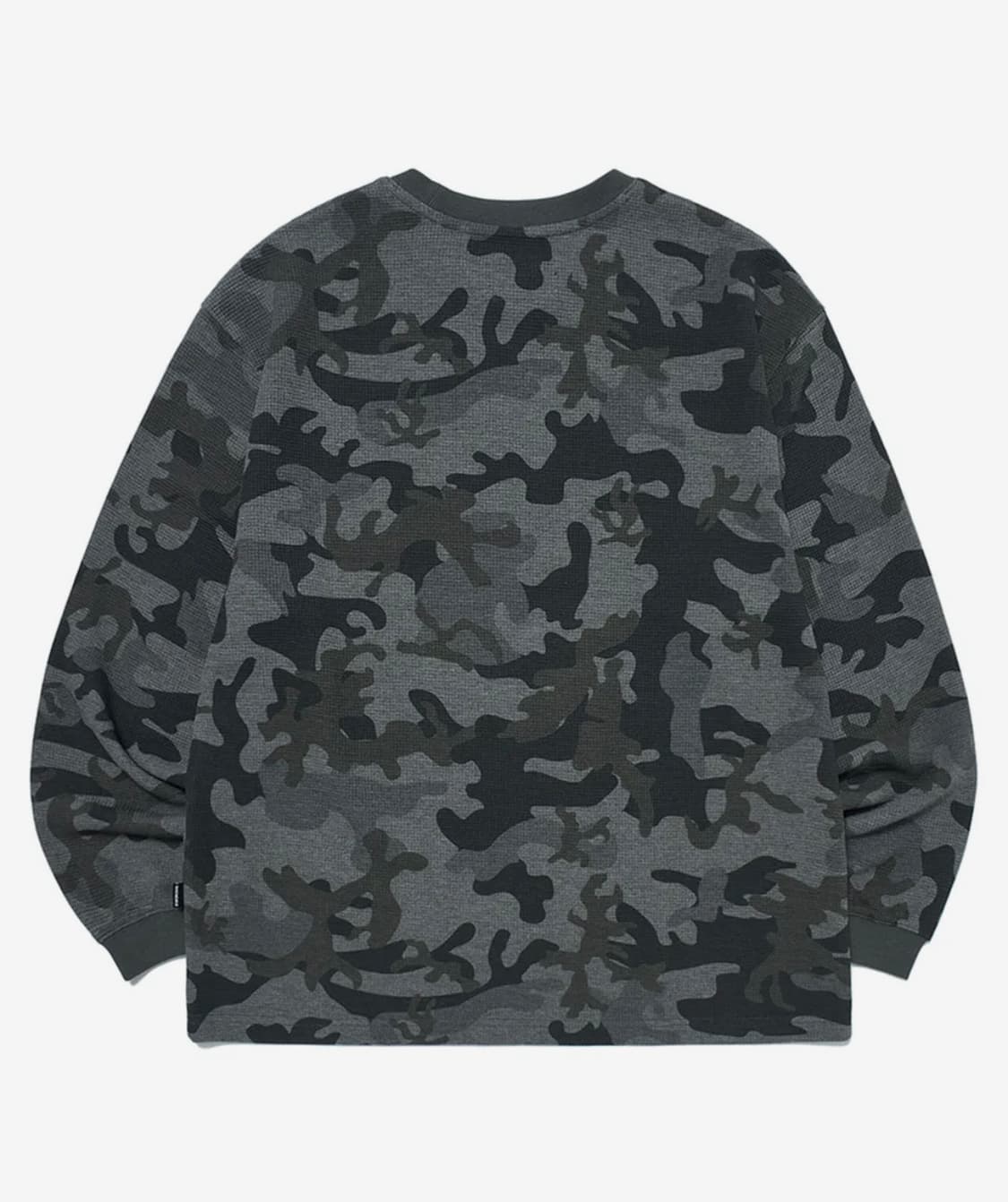 위캔더스 CAMO WAFFLE LS T-SHIRT (D.GREY) M 상품이미지2
