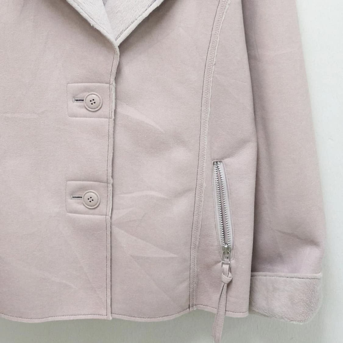 V.SAISON 핑크 무스탕 자켓 61087 상품이미지4