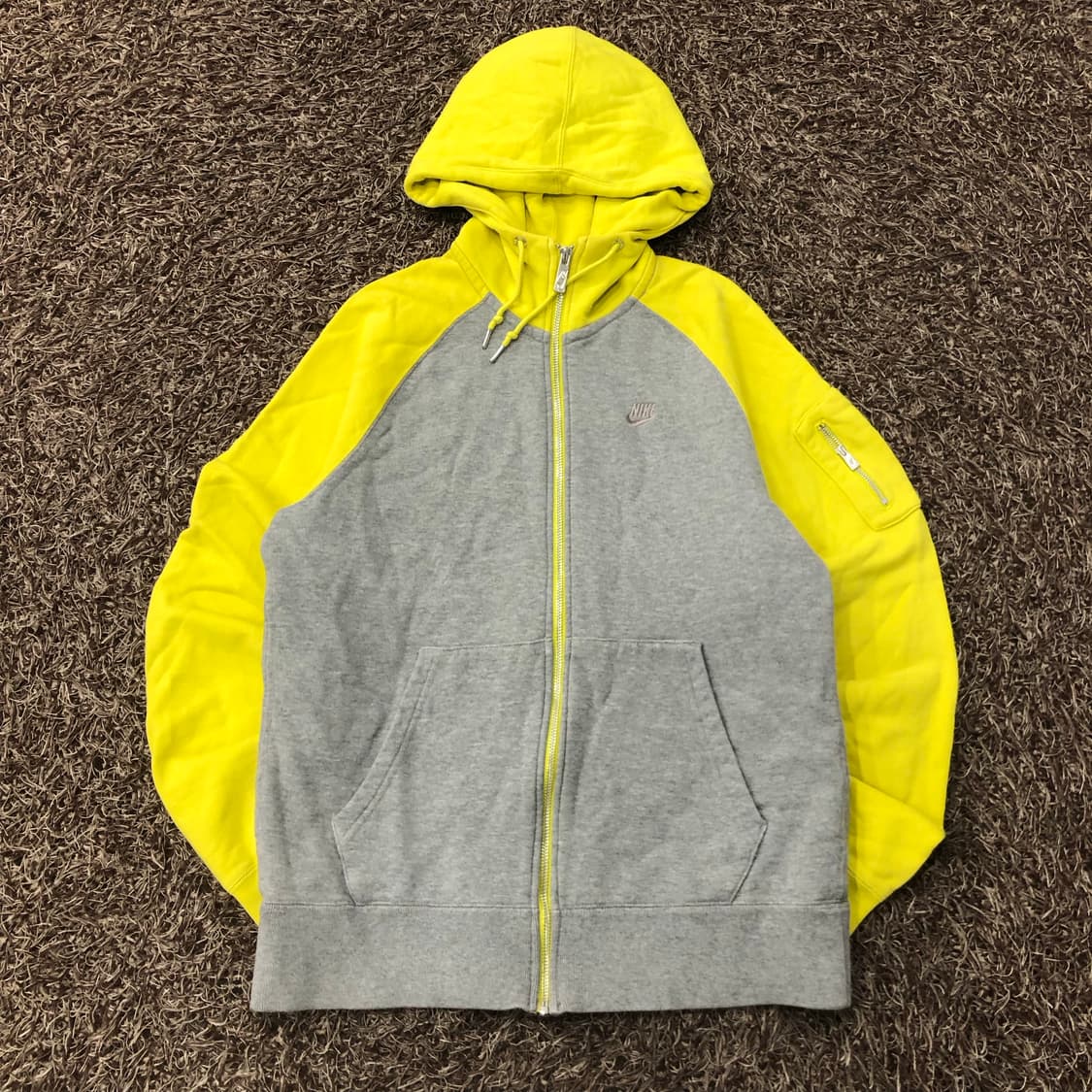 나이키 배색 후드집업 상품이미지1