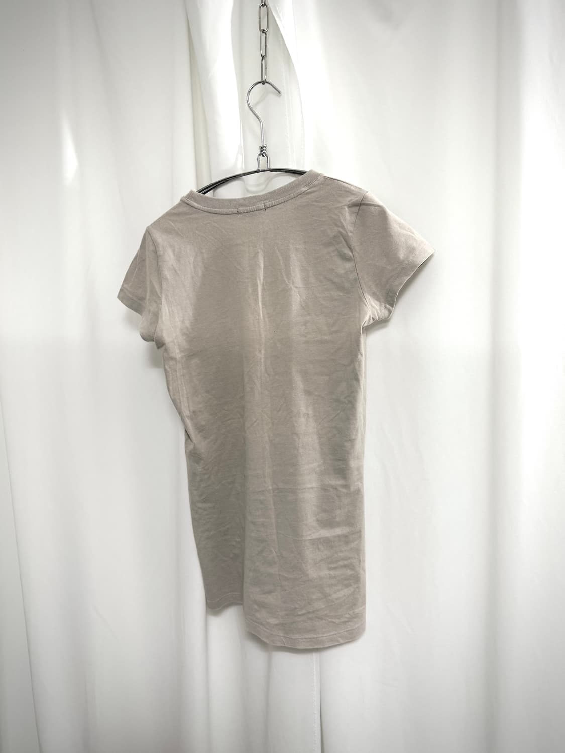Beige graphic top 상품이미지4