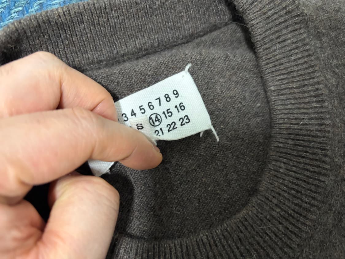 마르지엘라 브라운 캐시미어 니트 S 사이즈 (95-100) 상품이미지3