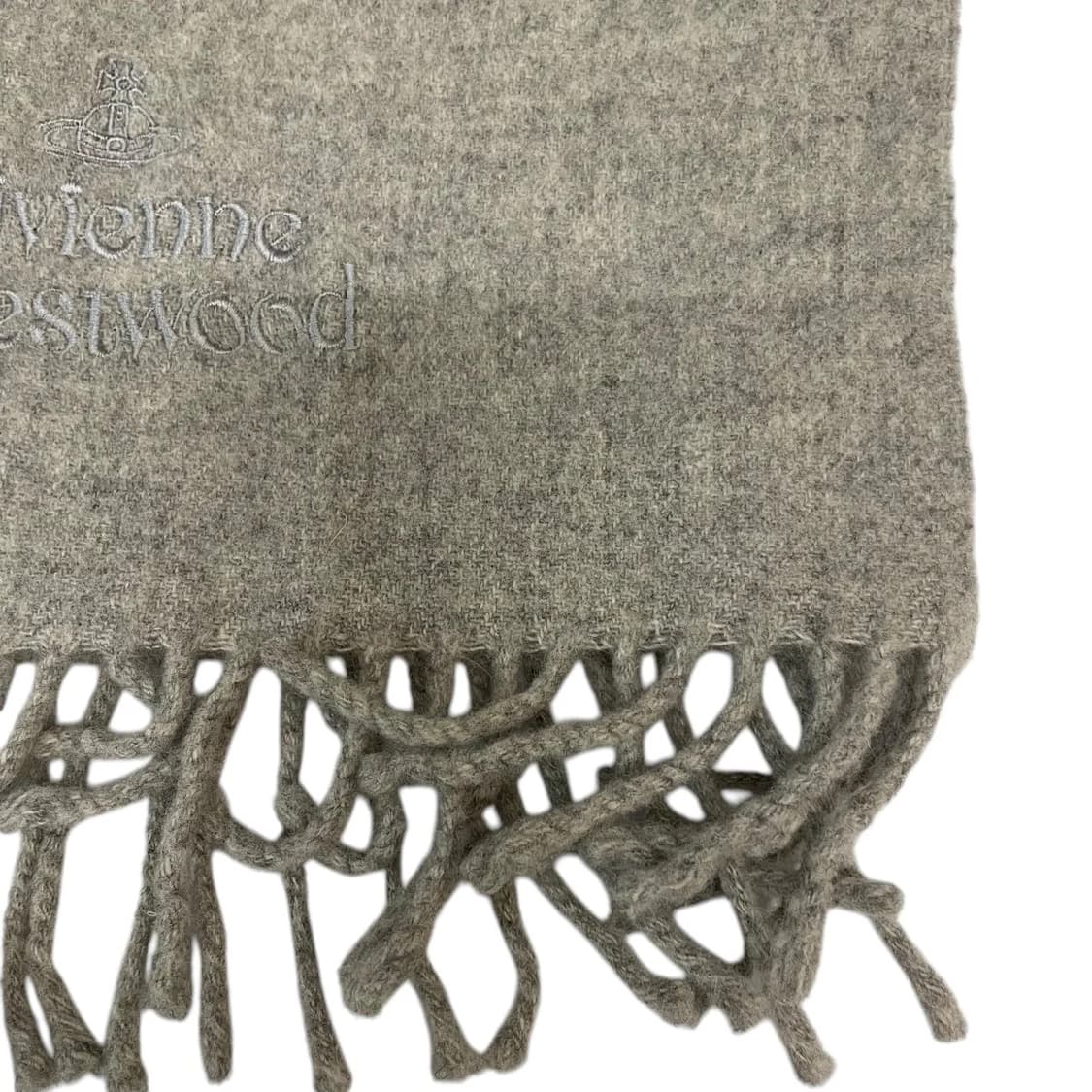 비비안웨스트우드 그레이 울 머플러 상품이미지3