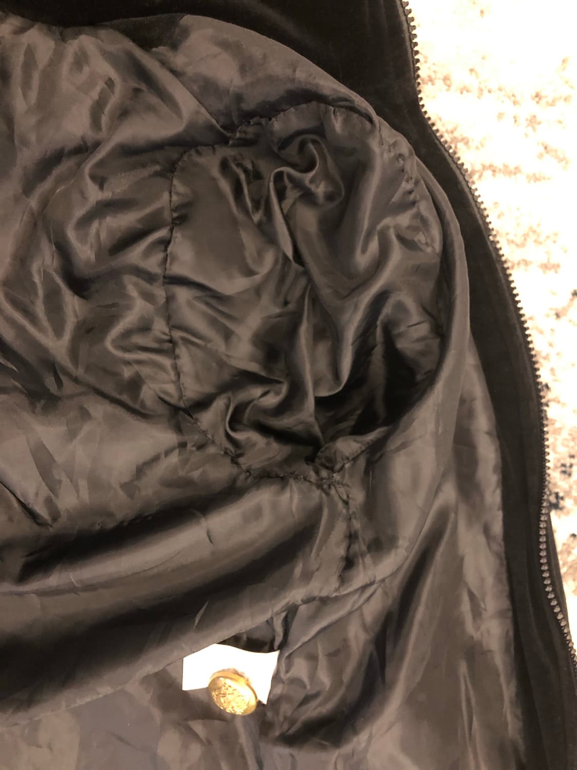 LIZ LISA doll 리즈 리사 벨벳 금장 퍼 후디 패딩 상품이미지4