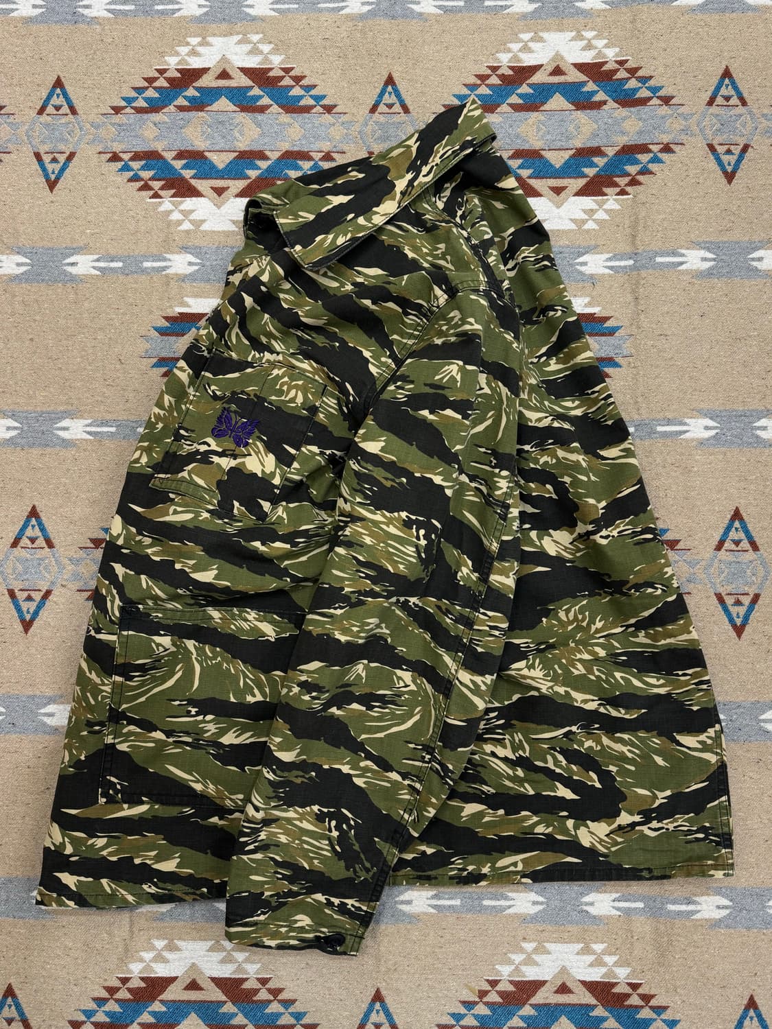 [L] 니들스 D.N 커버올 카모 플라쥬 초어 자켓 상품이미지7