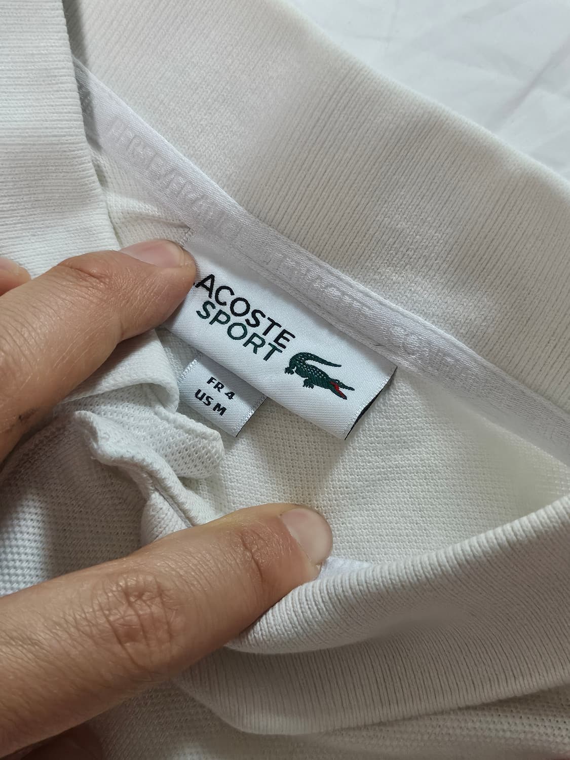 라코스테 배색 반팔 카라 티셔츠 M 상품이미지5