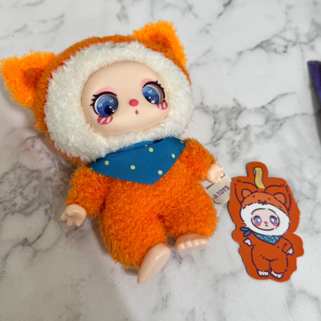 Lila's Zoo 오렌지 여우 키링 랜덤 블라인드 박스 인형 상품이미지4