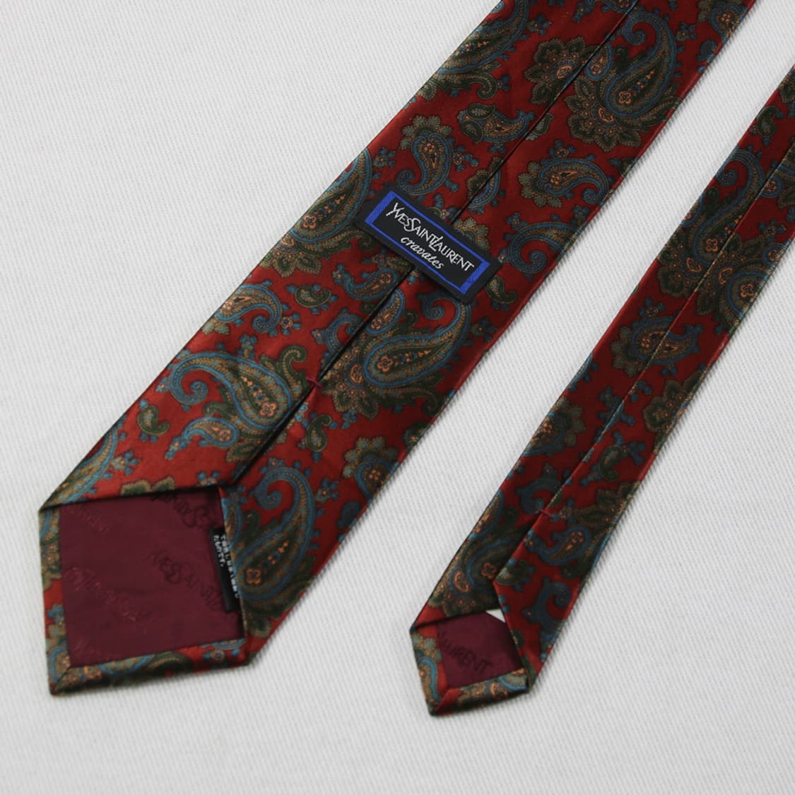 ysl 입생로랑 패턴 넥타이 상품이미지3