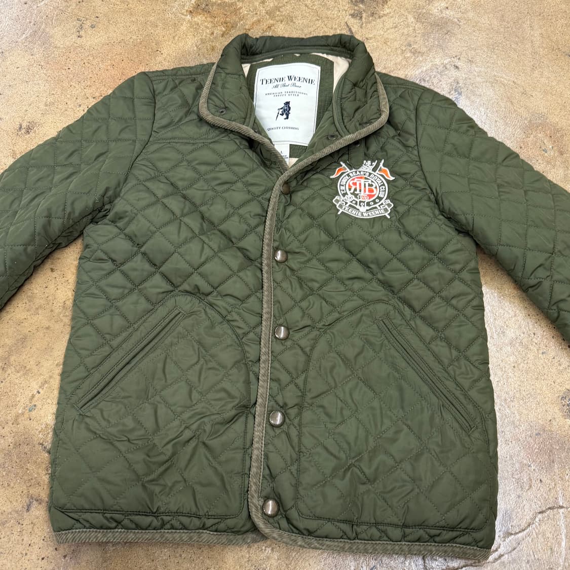 티니위니 카키 퀄팅 자켓  상품이미지3