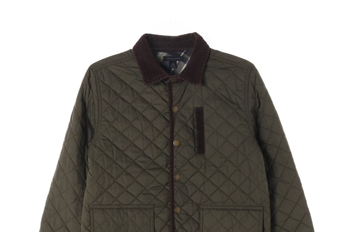 타미힐피거 키즈 클래식 퀼팅 자켓 올리브 (M 8-10) 상품이미지4