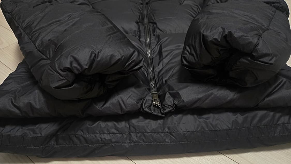 단톤 패딩 블랙 xl 상품이미지3