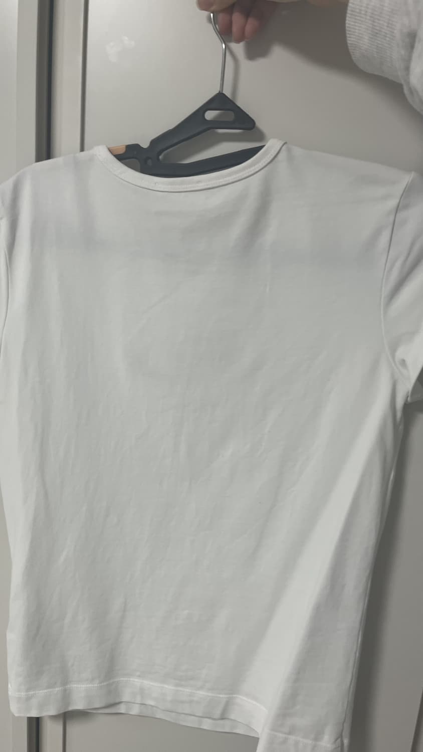 디젤 T-안지 피카부 로고 티셔츠 화이트 상품이미지4