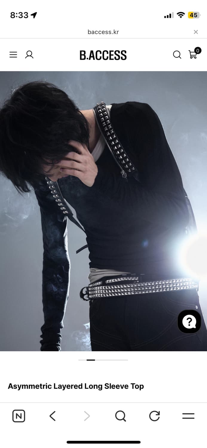 비엑세스 레이어드 롱슬리브 M size 상품이미지2