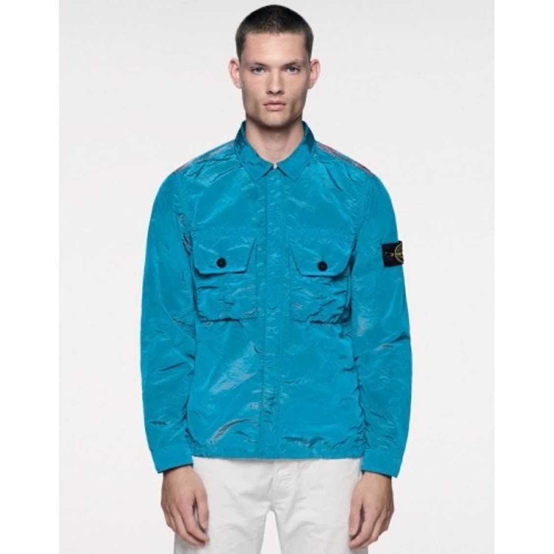 스톤 아일랜드 웨프트 나일론 메탈 자켓 바람막이 백화점택 국내택 상품이미지10