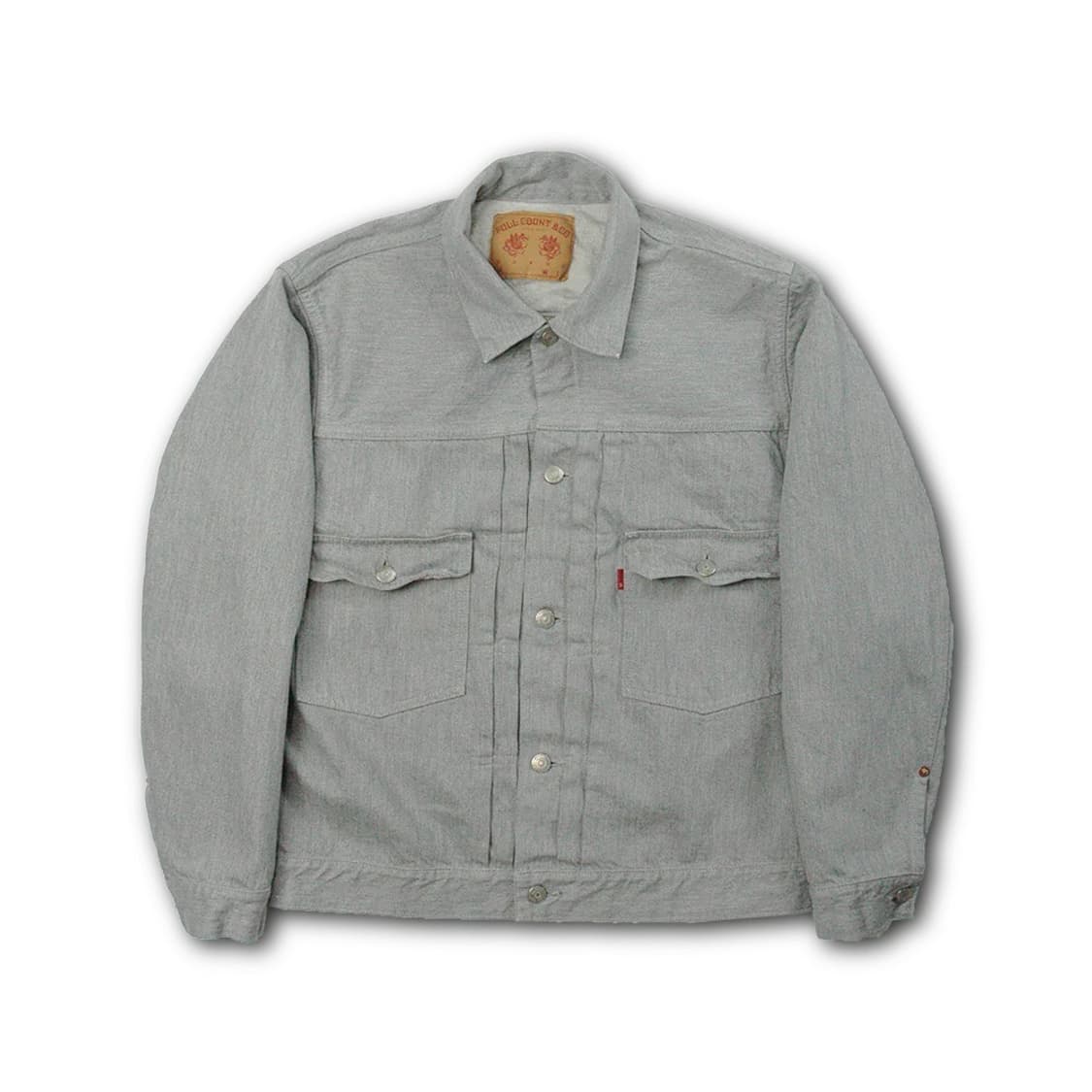 풀카운트 24FW 2102G 그레이 데님 자켓 42사이즈 판매합니다 상품이미지1