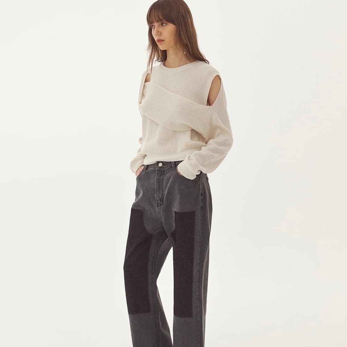 23SS 매그제이 코튼 트위스트 니트 상품이미지1