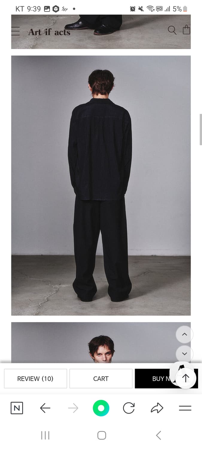 아트이프액츠 울 슬랙스 상품이미지4