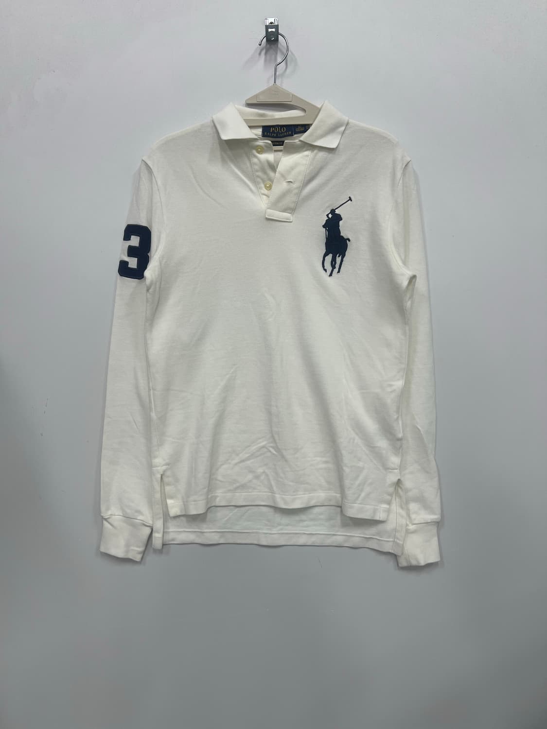 폴로 화이트 긴팔티 상품이미지1