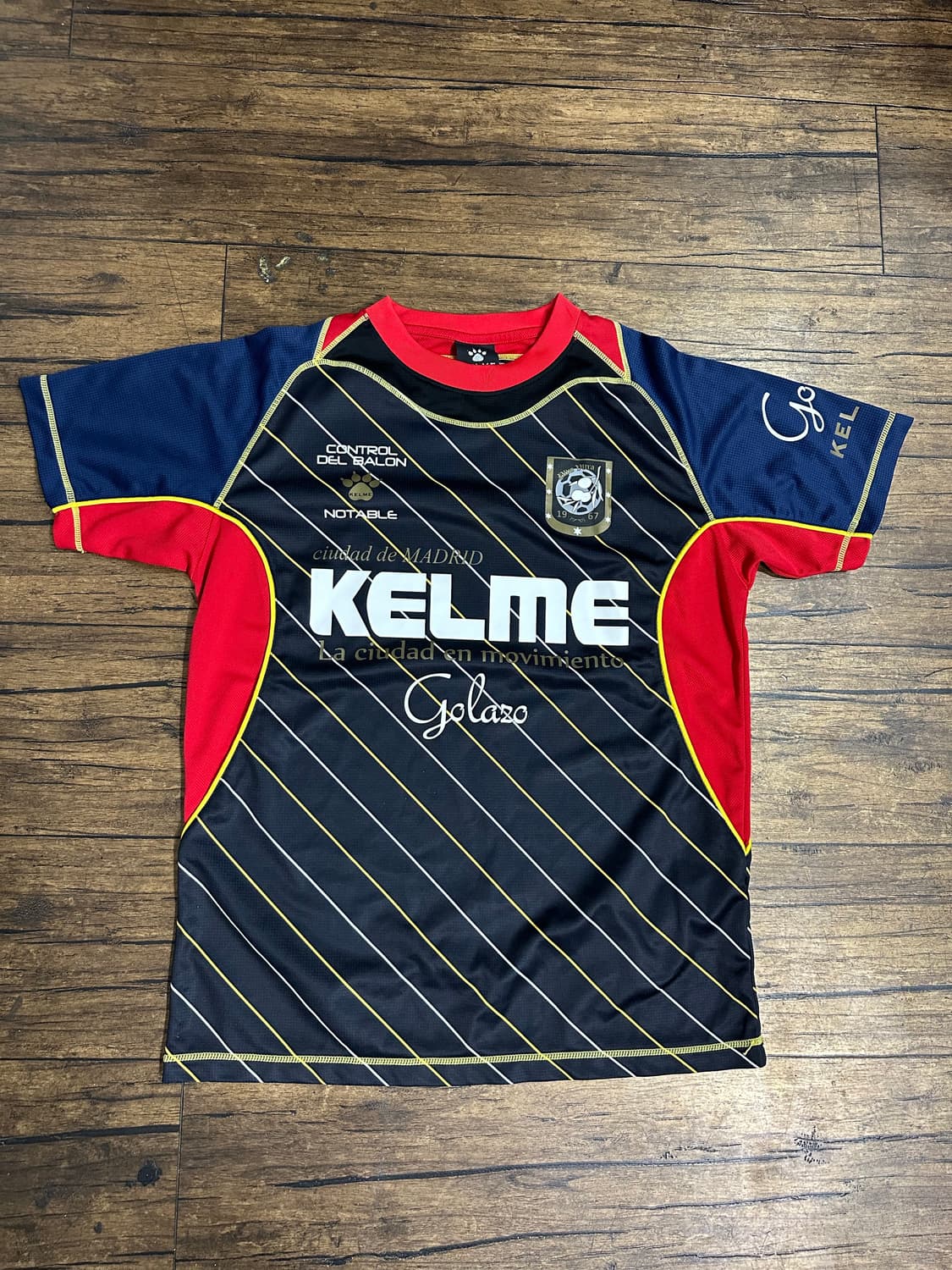 KELME 풋살 져지 반팔티 블록코어 L사이즈 상품이미지1