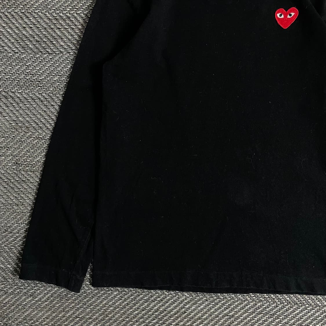 꼼데가르송 하트와펜 블랙 롱슬리브 티셔츠y 3020 상품이미지4