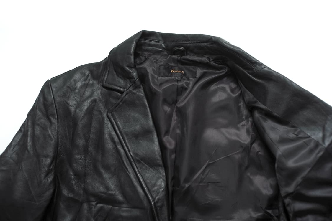 TWO BUTTON LEATHER BLAZER 상품이미지5