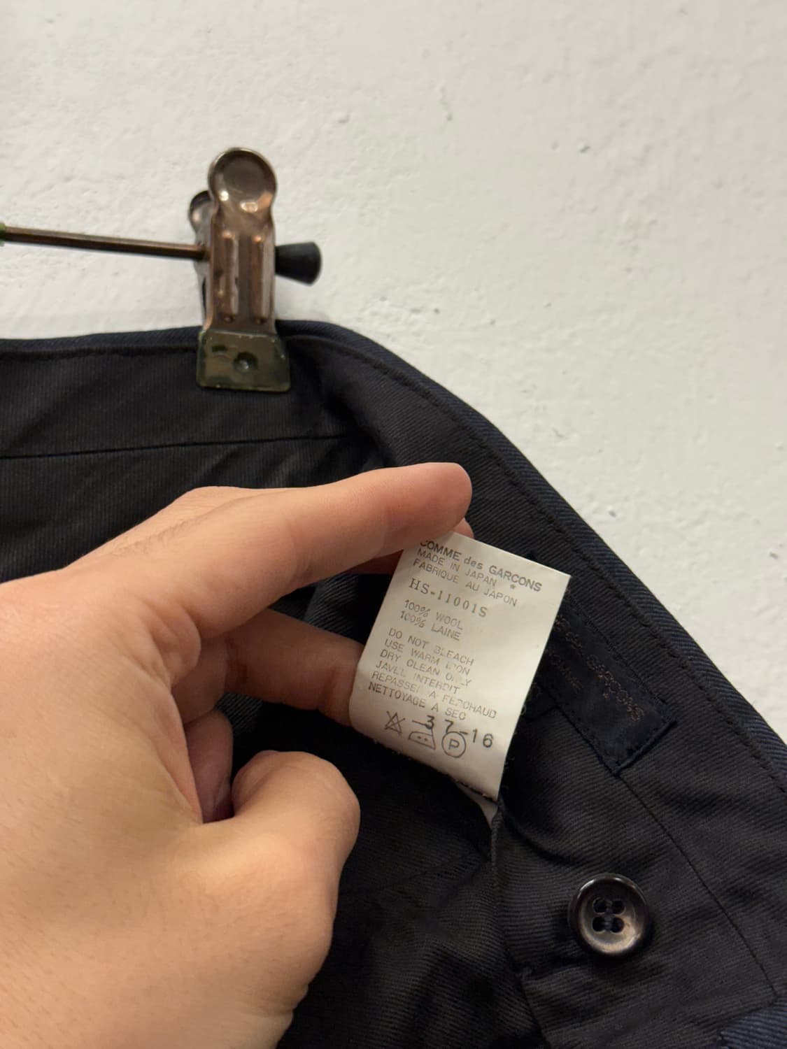 28) COMME des GARÇONS HOMME Wool Tucked  상품이미지10