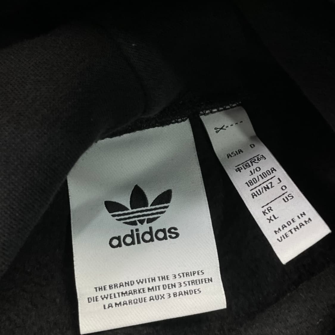 105 아디다스 콘트라스트 스티치 후드티  상품이미지3