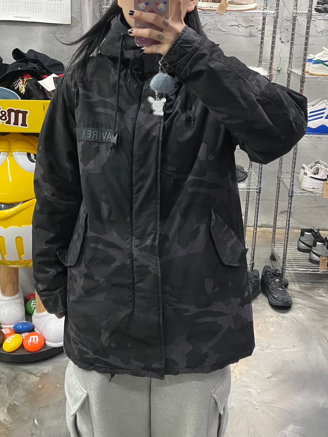 아비렉스 그레이카모 피쉬테일 파카 상품이미지9