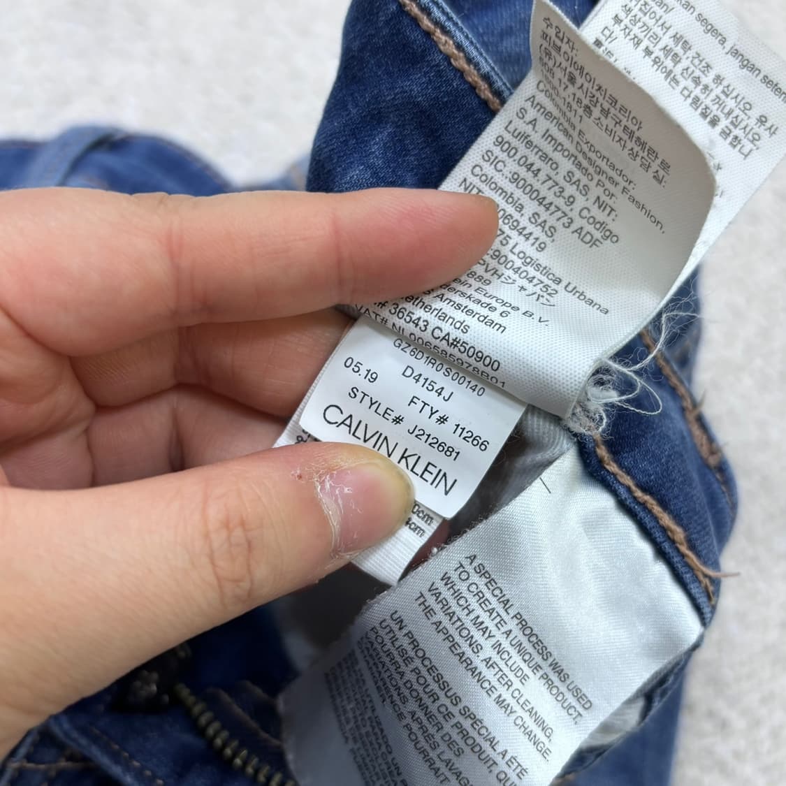 W28 L30 캘빈클라인 슬림핏 데님 팬츠 0427E 상품이미지3