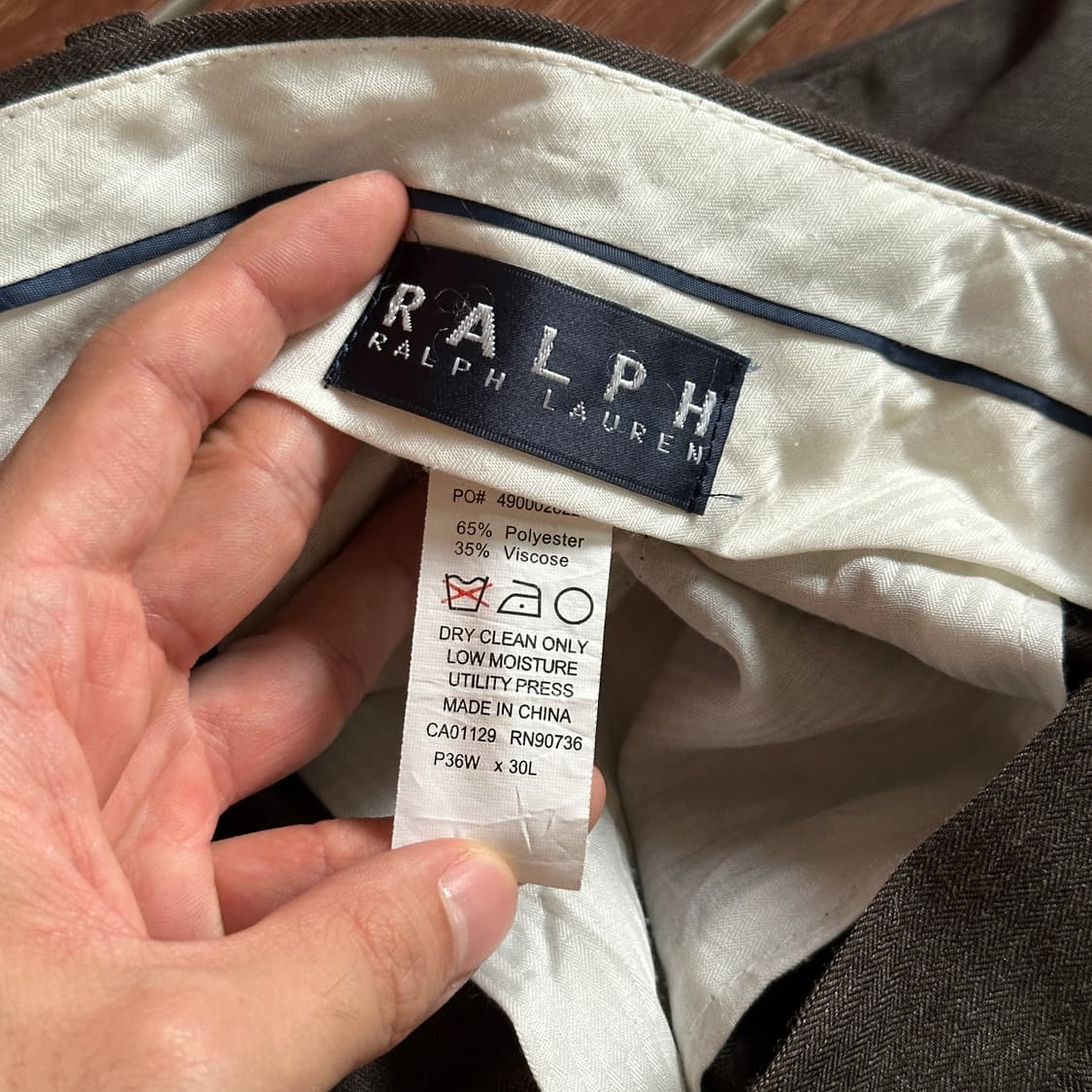 Ralph ralph lauren viscose trouser 상품이미지4