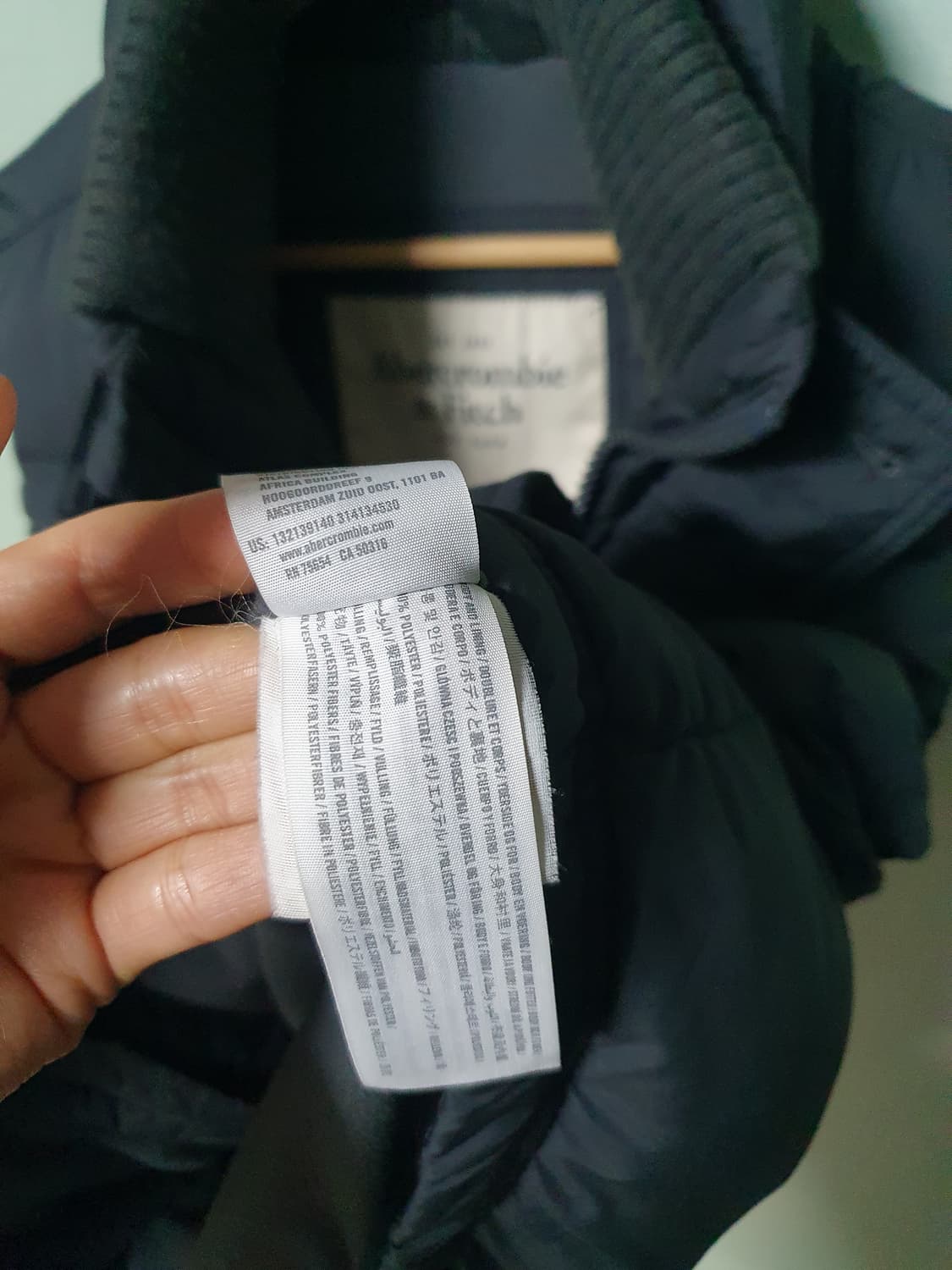 아베크롬비 패딩 조끼 L 상품이미지5