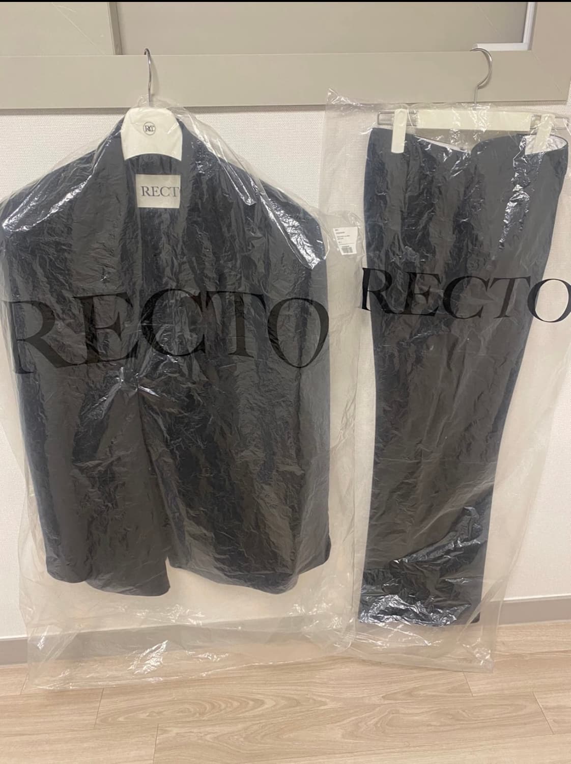 RECTO 24ss 그루브 오버사이즈 테일러드 셋업 S 상품이미지2