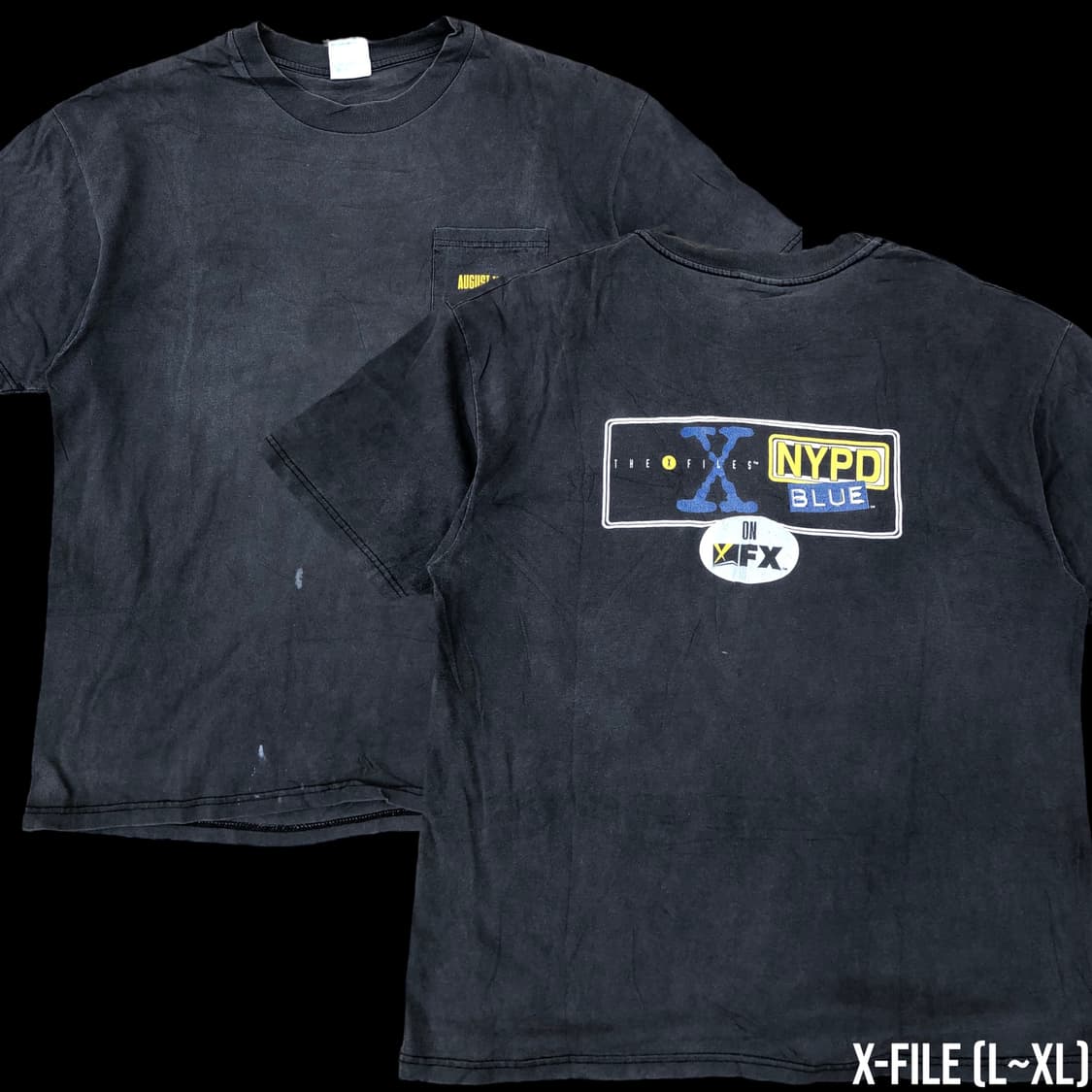 [XL] 97 X-File 엑스파일 프린팅 반팔티 상품이미지1