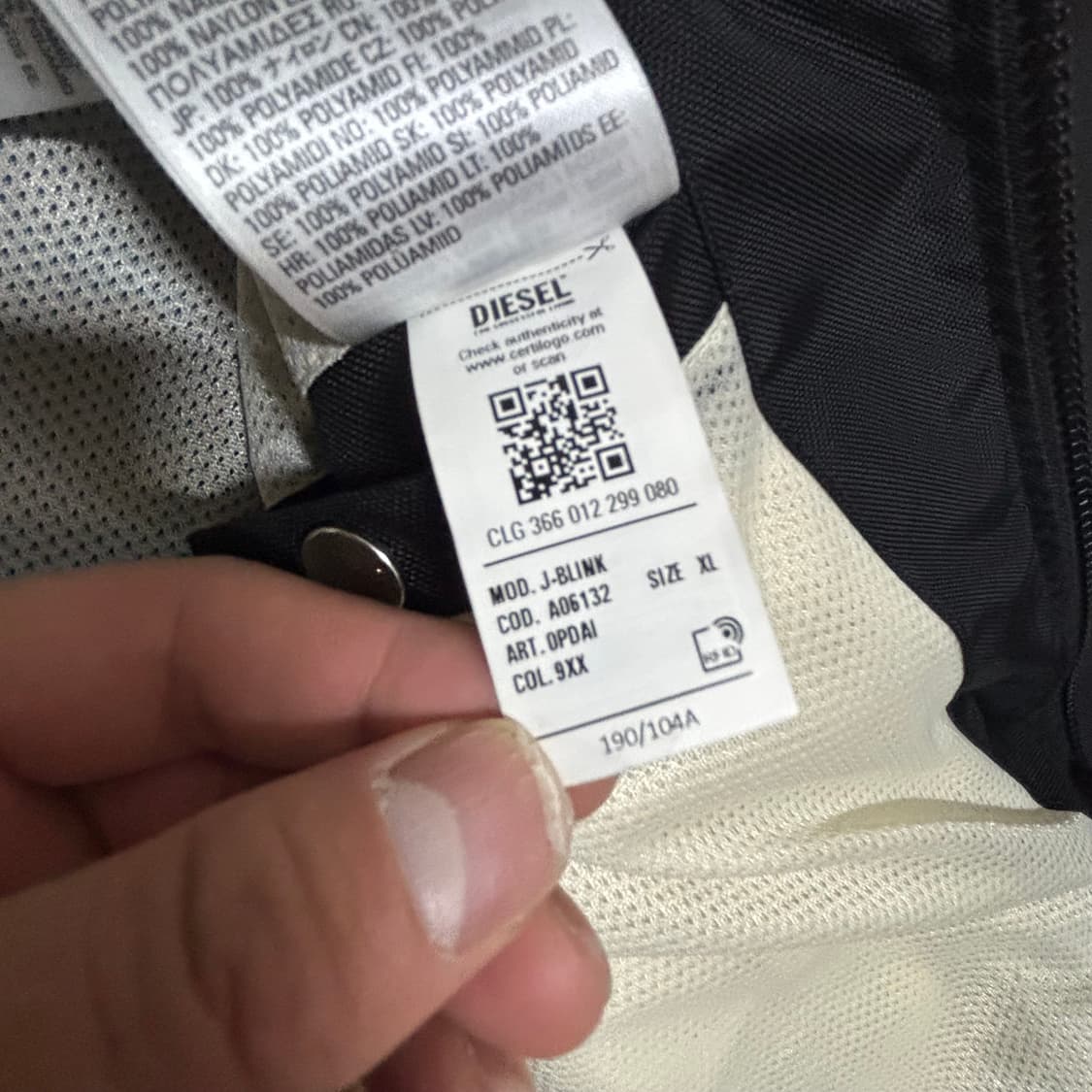 디젤 블링크 바이커 자켓 상품이미지7