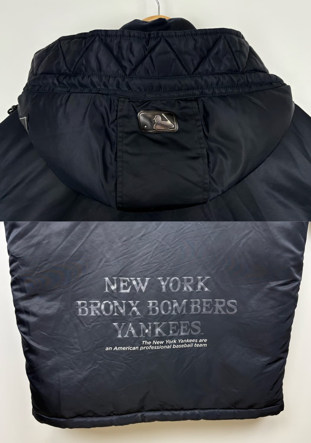 MLB 뉴욕 양키스 덕다운 후드 롱패딩 상품이미지9