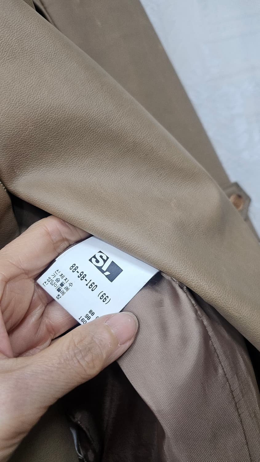 합성피혁 가죽 롱코트  상품이미지9