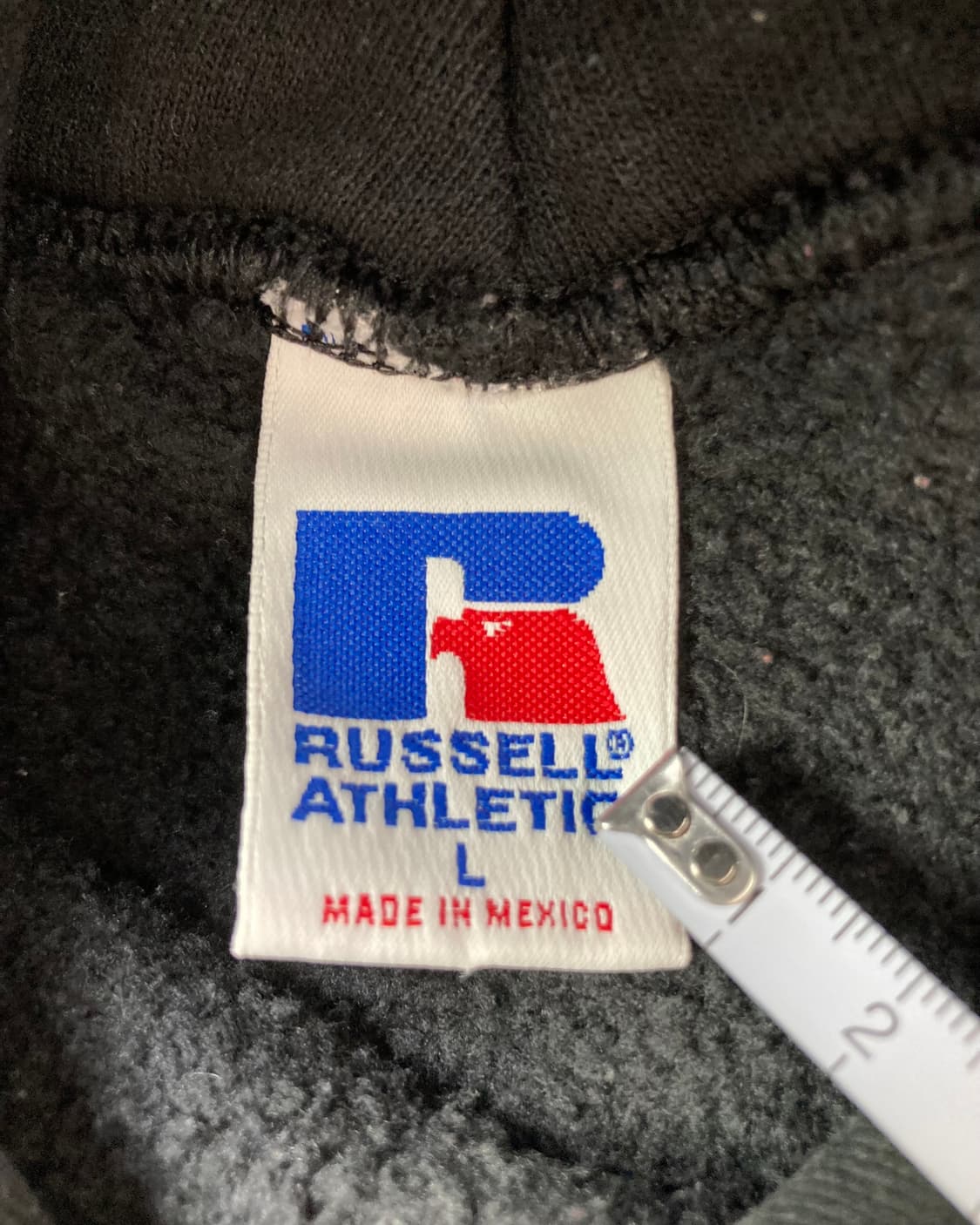 90s Russell Hoodie (black) 상품이미지3